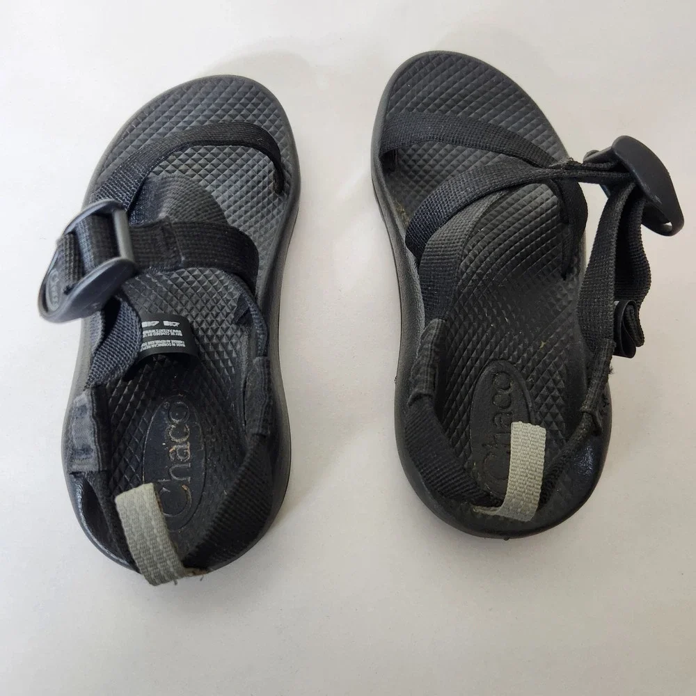 Chaco Kids Z1 Ecotread Black Sport Sandals J180197 Size 1